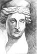 Hera, Pencil on paper, 41.7 x 29.5 cm, 2001